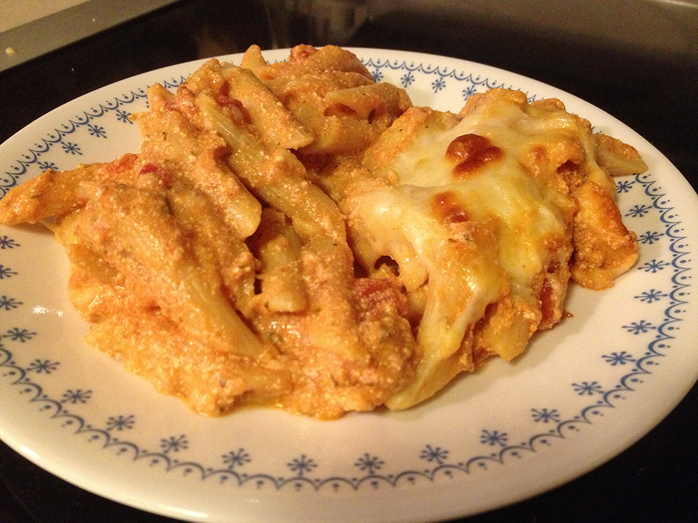 Three Cheese Baked Ziti 1 More Than 2 1 More Than 2