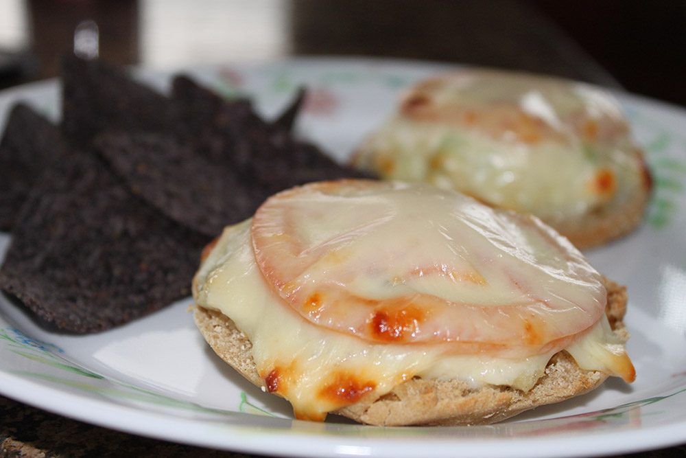 Easy Thomas English Muffin Open Faced Chicken Salad Sandwiches 1 More